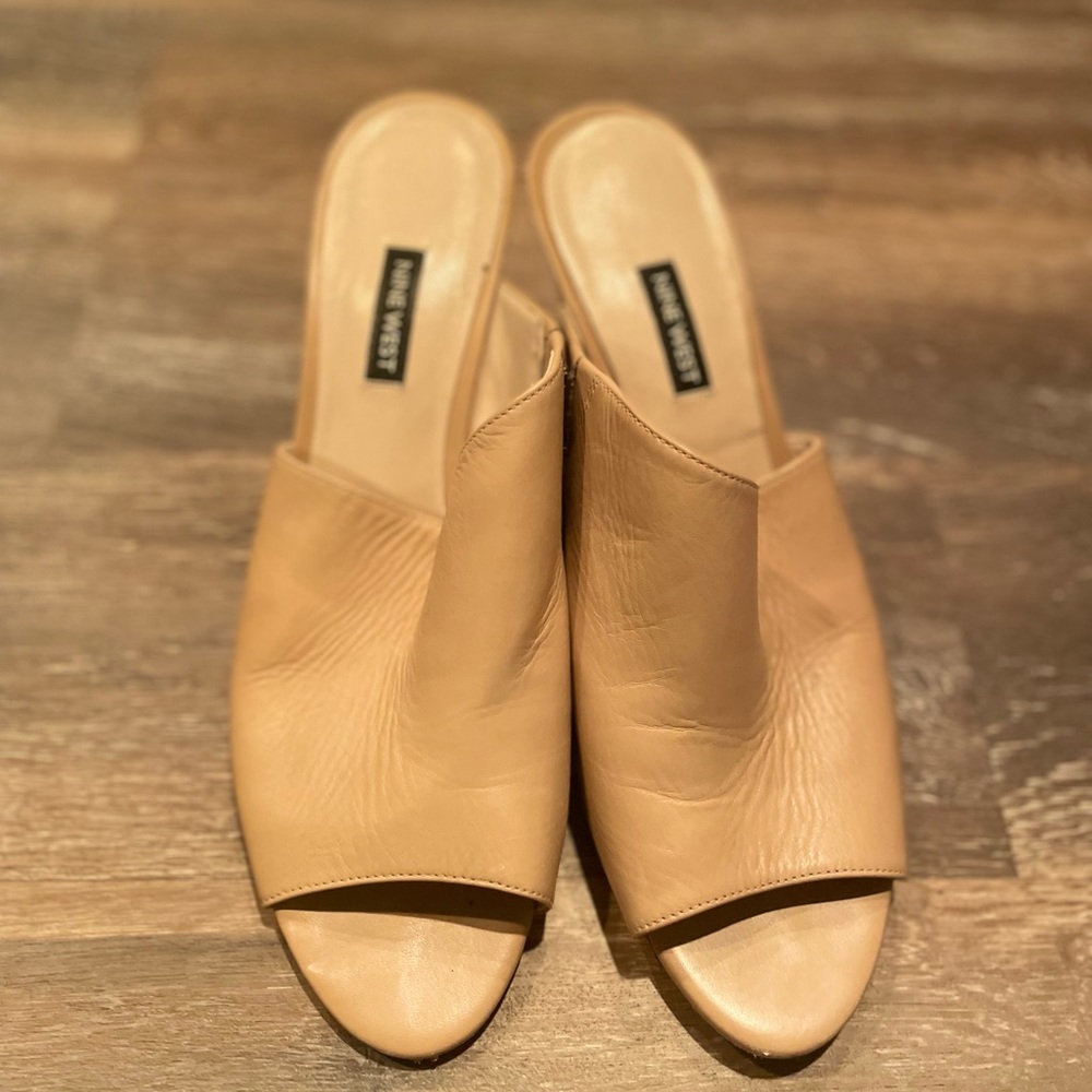 Nine West Nude Wedges